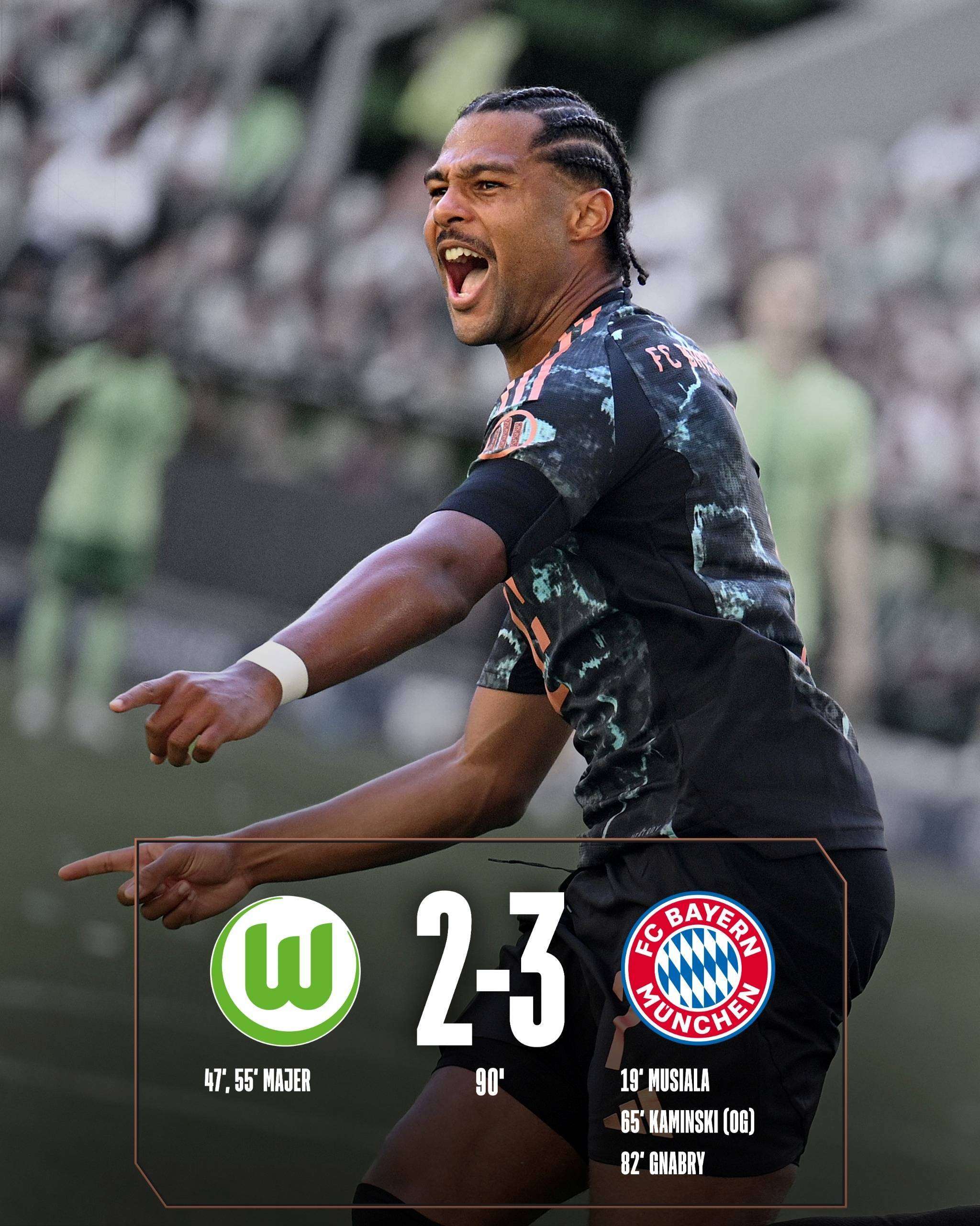 关于拜仁慕尼黑客场3-2险胜亚特兰大，提前晋级的信息